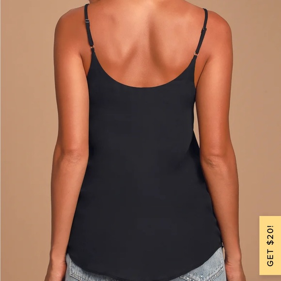 Lulu’s Sweet Fling Black Mesh Tank Top - Picture 4 of 9